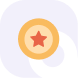 Star badge icon