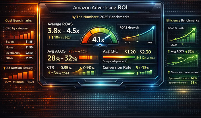 Amazon Advertising ROI By The Numbers_ 2025 Benchmarks