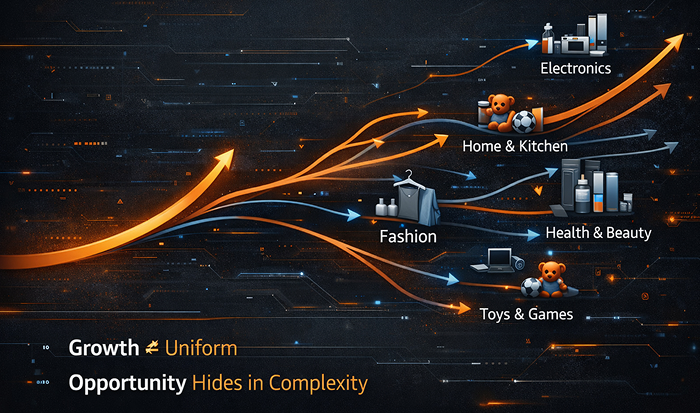Amazon E Commerce Market Share Growth Is Fragmenting