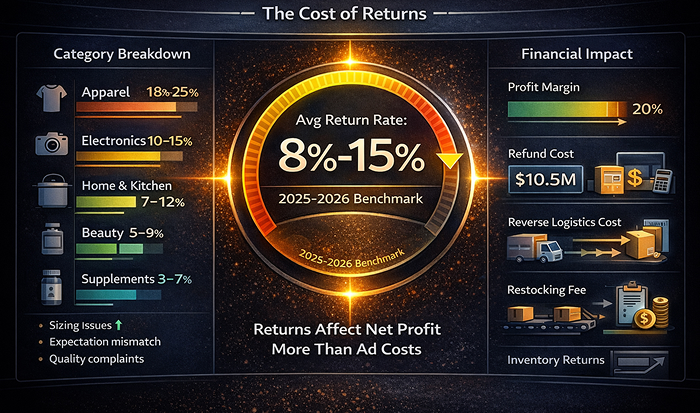 Amazon Return & Refund Rate Statistics 2025–2026