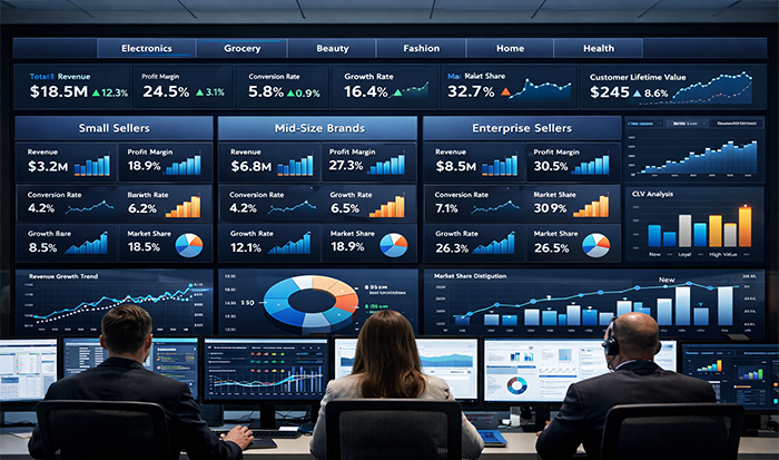 Amazon Seller Performance Benchmarks by Category and Business Size