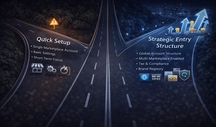 Choose the right entry path (the account decision most sellers overlook)