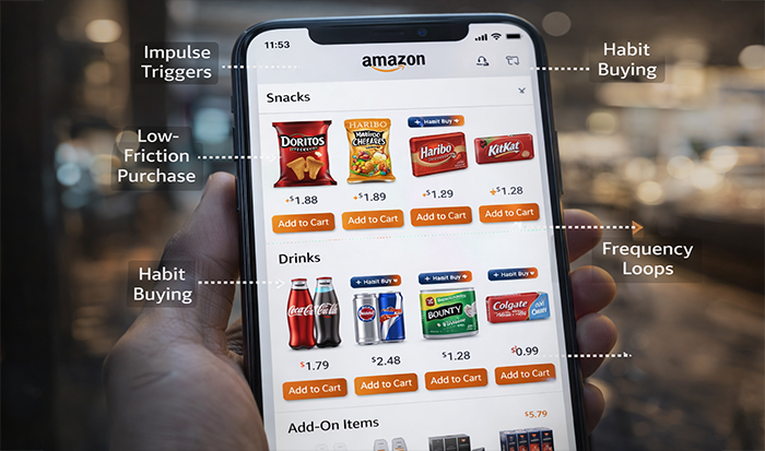 Key Finding #2 — Grocery Growth Is Pure Impulse Math