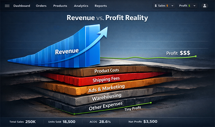 The True Cost of Selling on Amazon Profitability Beyond Revenue