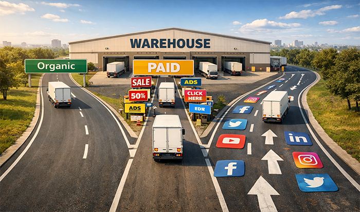 Amazon Traffic Sources Breakdown Organic vs Paid vs External