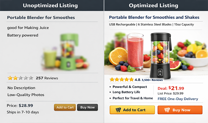 How We Define AI Impact On Amazon Listing Performance